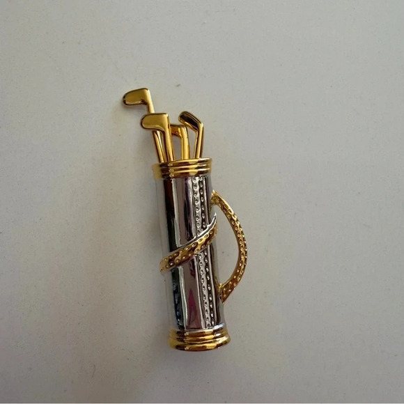 Golf Pins- Brooch- Two tone- lot- Golf Clubs - Picture 2 of 9